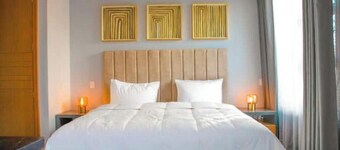 Cedar. Hotel room. New and centrally located.