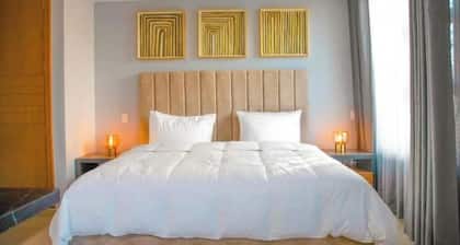 Cedar. Hotel room. New and centrally located.