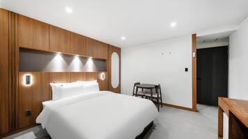 Standard Double Room, 1 Bedroom, Non Smoking, City View | Down comforters, blackout drapes, free WiFi, bed sheets