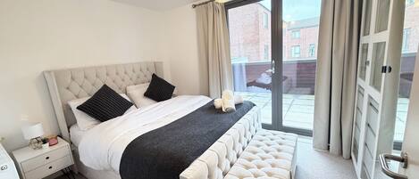 2 chambres, fer et planche Ă repasser, Wi-Fi, draps fournis