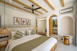 Deluxe Villa, 2 Bedrooms, Patio, Pool View | Egyptian cotton sheets, premium bedding, in-room safe, desk - Palmera Villa 9 Bingin (Pecatu)
