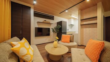 Condo conforto, para nรฃo fumantes | รrea de estar | TV de tela plana