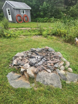 Property grounds - Curtis White Farm Rockwood Maine.Dock on Moose River.Snowmobile connector trail. (Rockwood)