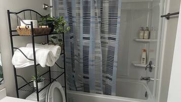 Towels, soap, toilet paper