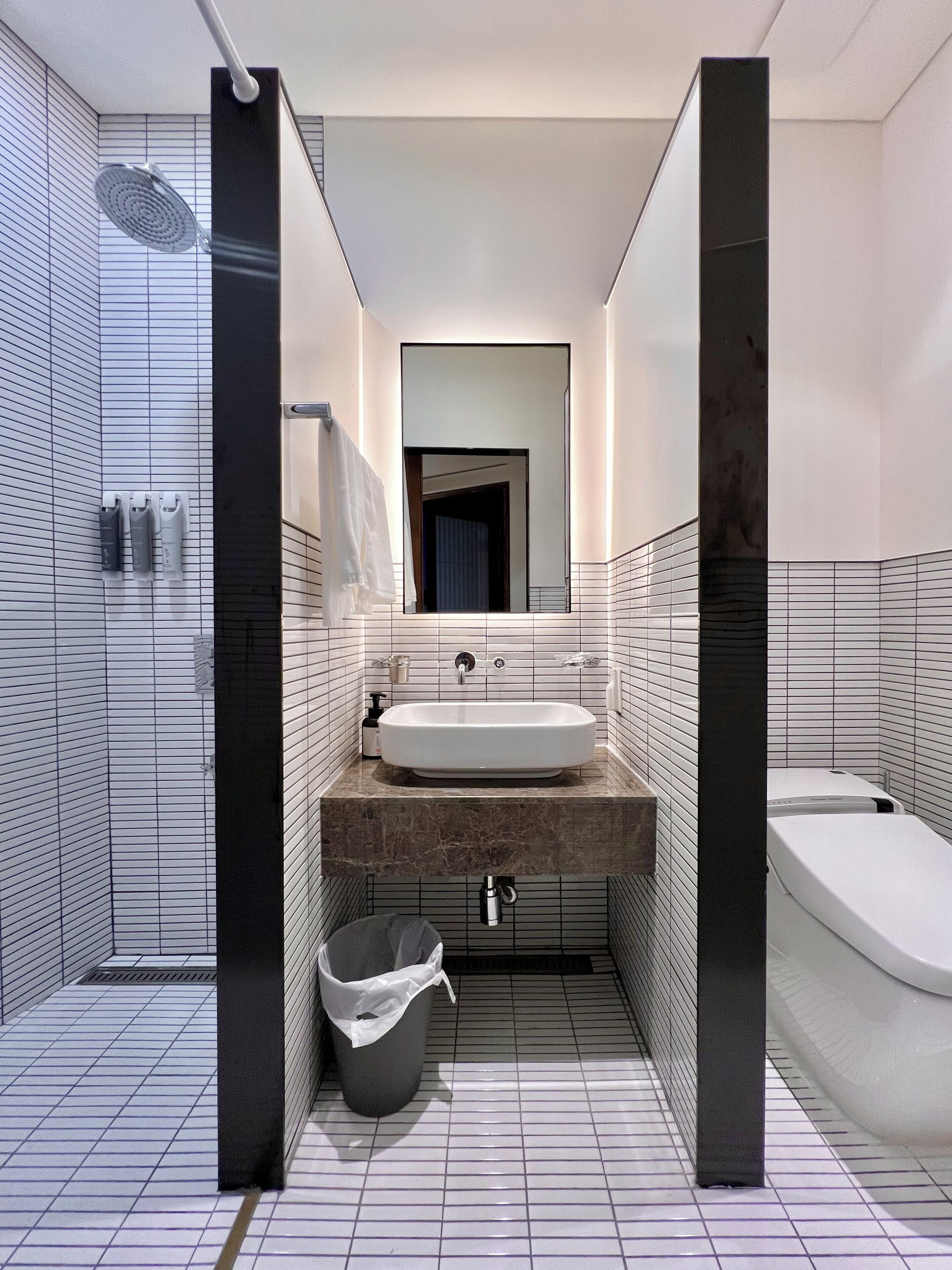 Family Room, Garden View | Bathroom | Shower, hair dryer, bidet, heated floors