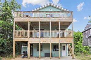 Exterior - Our Haven - 5 BR Soundside Vacation Home in Duck w/Private Pool, Dogs Allowed (Duck)