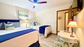 3 chambres, accès à Internet, literie fournie