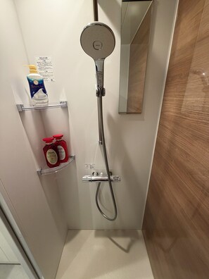 Dusche, Haartrockner, Bidet, Handtücher