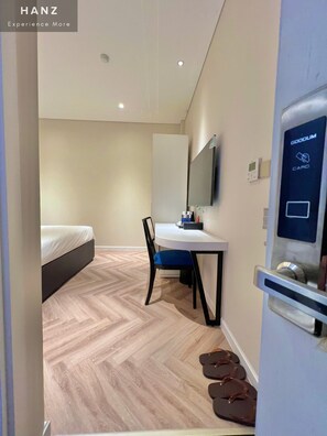 Chambre Double | Bureau, espace de travail pour ordinateur portable, Wi-Fi gratuit