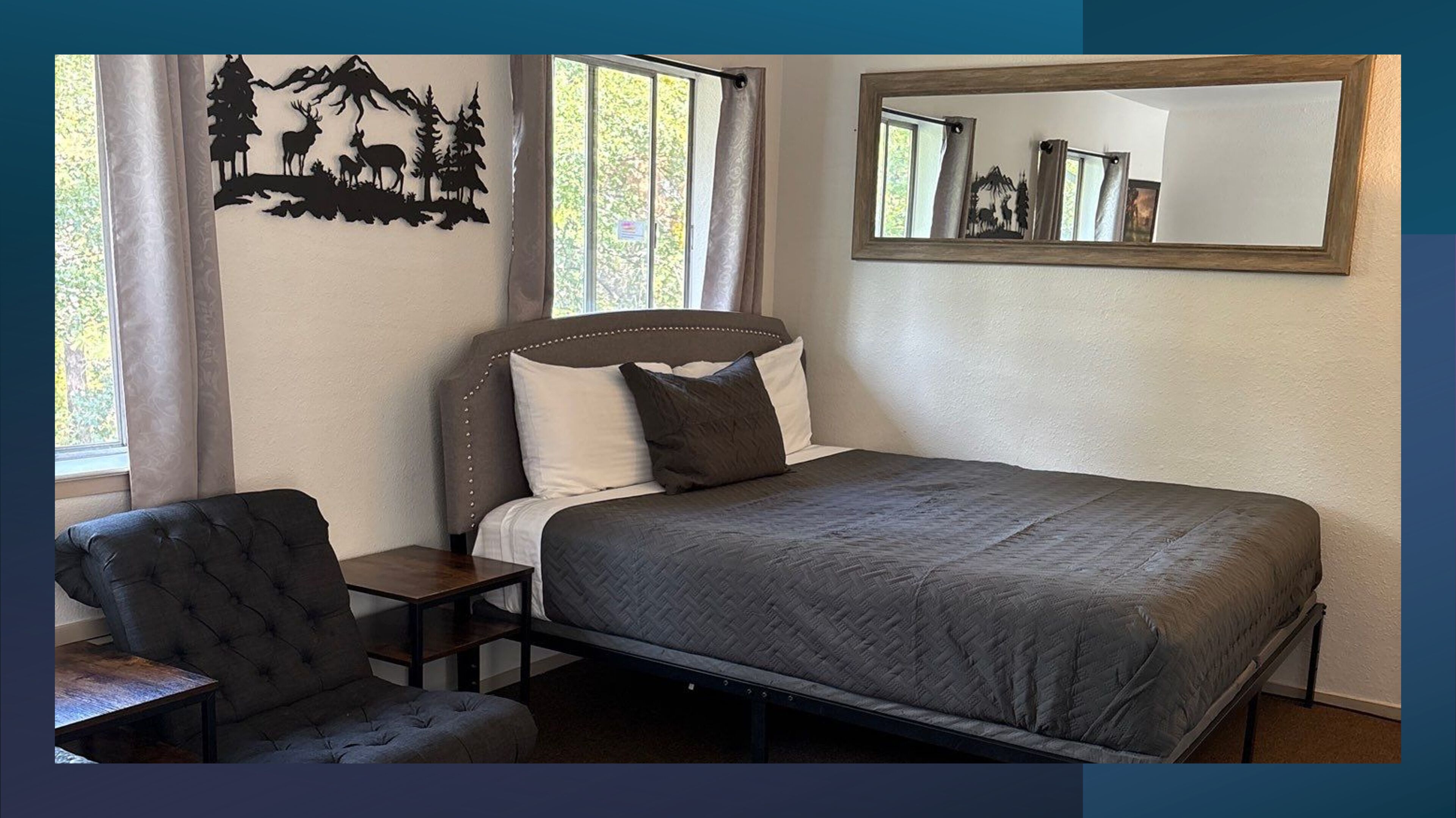 1 bedroom, desk, free WiFi, bed sheets