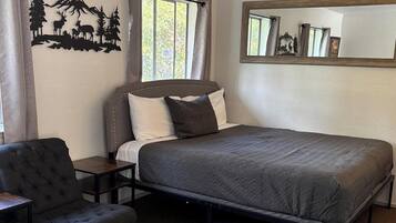 1 chambre, bureau, accès au Wi-Fi (inclus), literie fournie