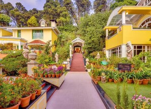 Blick von der Unterkunft