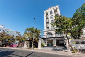 Fassade der Unterkunft