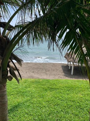 Blick von der Unterkunft