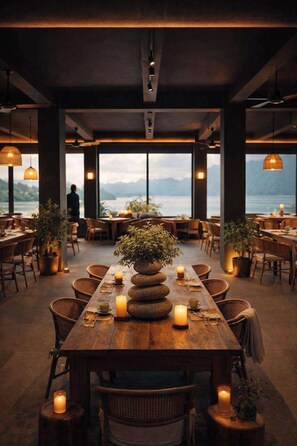 Blick von der Unterkunft