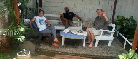 Vue depuis lâhĂ©bergement