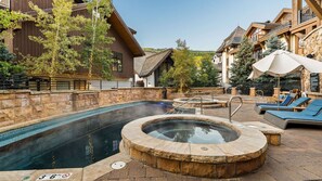 Pool - Vail Village Nordic Escape 4 Bed + Den Sleeps 12, Walk to Ski (Vail)