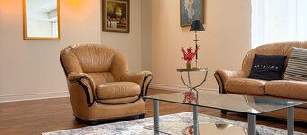 Close to the city with great view to the lake.