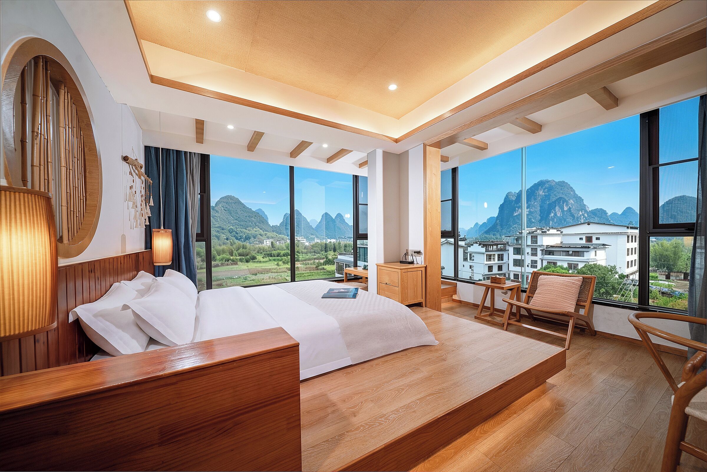 Habitación doble superior, 1 cama King size, vista al valle | Espacio para trabajar con laptop, insonorización y wifi gratis 