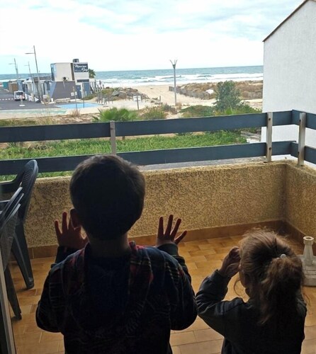 Facing the sea Marseillan Plage ⭐ Private parking - Air conditioning - 6 pers