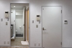 Apartment, Balcony | Blackout drapes, iron/ironing board, free WiFi, bed sheets - EPO Shinmachi Maison Apartment (Osaka)