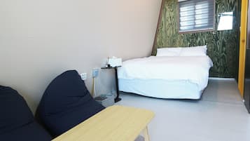 Quarto casal (10‑pyeong cube) | Wi-Fi de cortesia