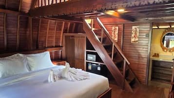 Deluxe Double Room, Pool View | Desk, laptop workspace, free WiFi