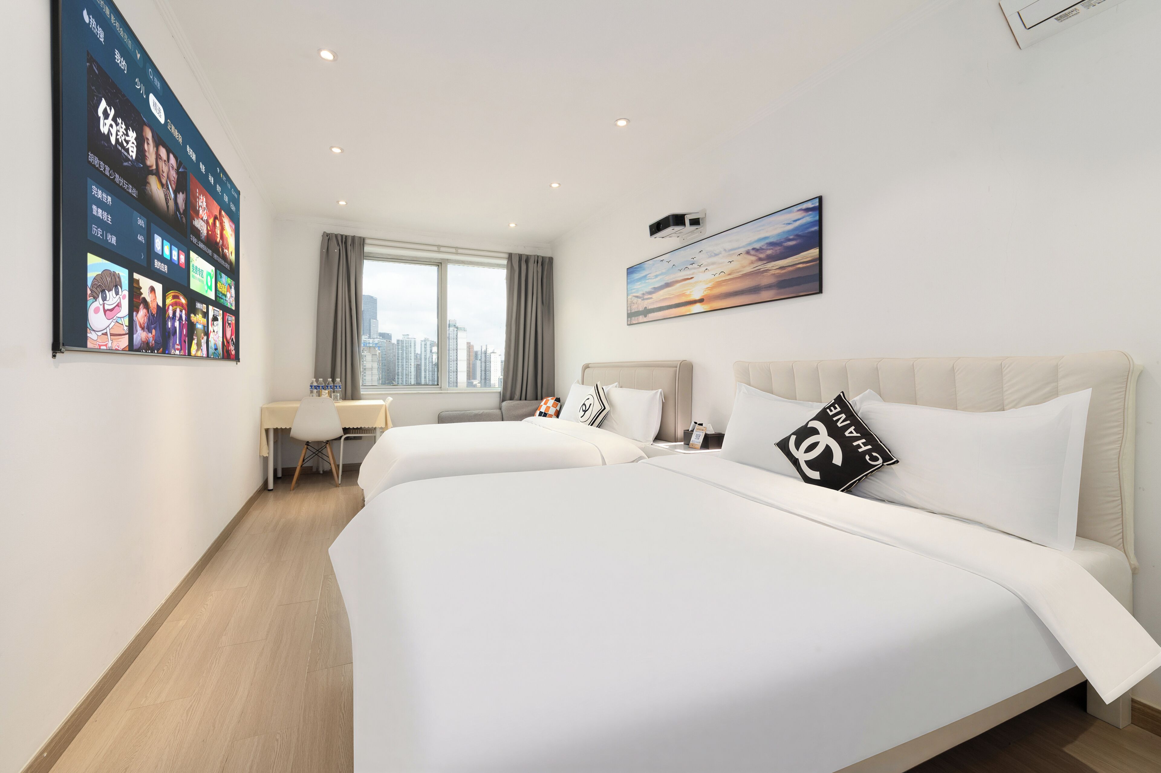 Habitación Confort con 2 camas individuales | Wifi gratis y ropa de cama