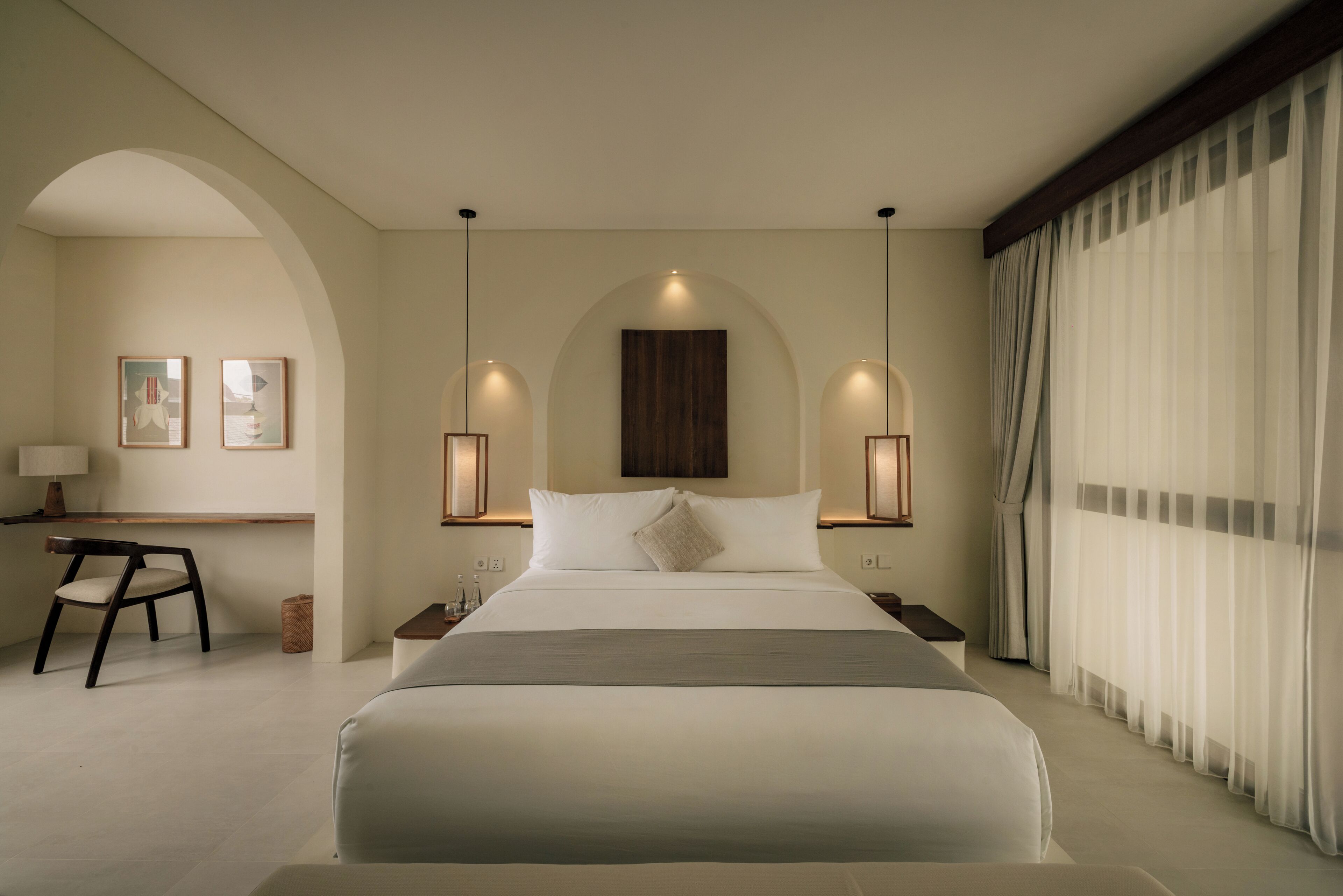 Villa Premium, 2 habitaciones, vistas al patio | Caja fuerte, cortinas opacas, ropa de cama