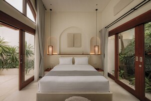 Premium Villa, 2 Bedrooms, Garden View | In-room safe, blackout drapes, bed sheets