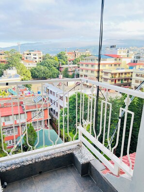 Comfort Apartment, 1 Double Bed, Balcony, Mountain View | Terrace/patio