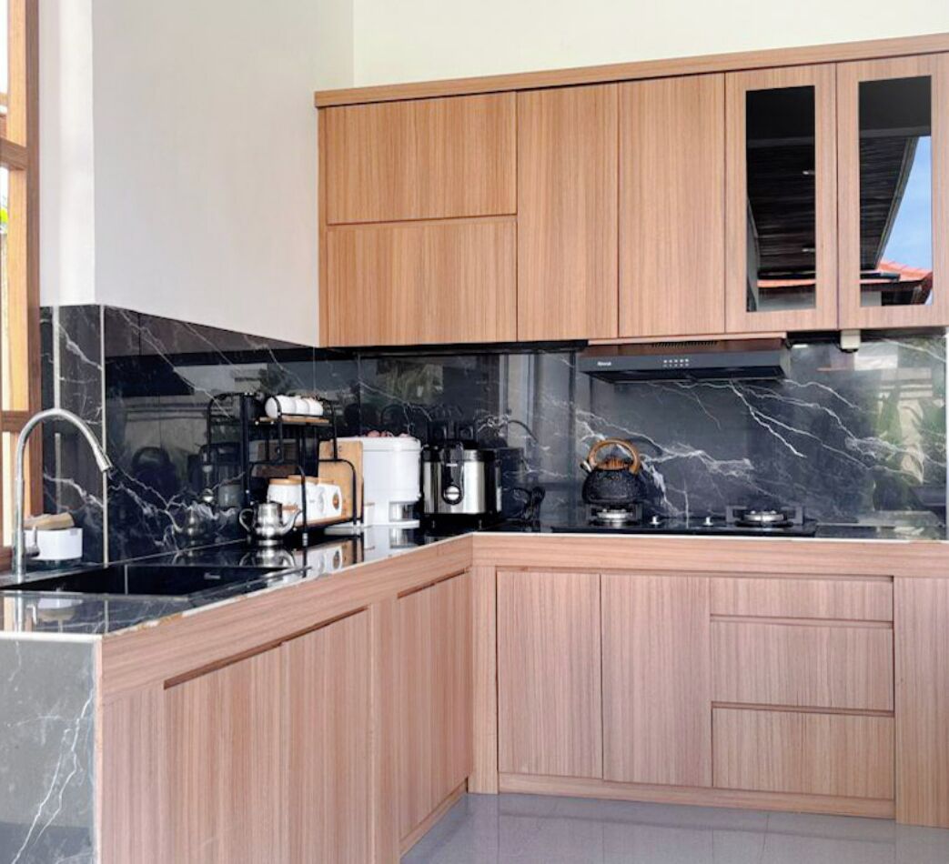 Vila Mewah, 2 kamar tidur, dapur kecil, pemandangan kolam renang | Dapur pribadi