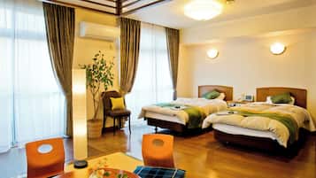 Chambre avec lits jumeaux de style japonais, non-fumeur