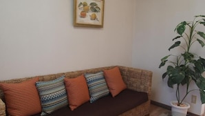 Habitación doble, no fumadores | Zona de estar