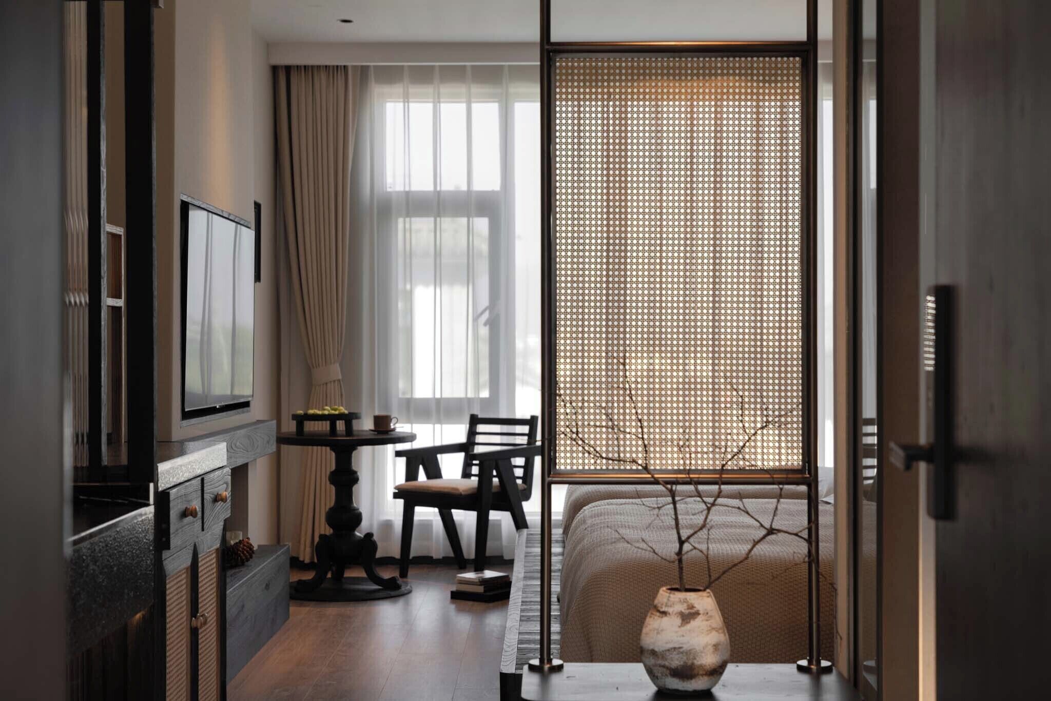 家庭双床房 | 遮光窗帘、隔音、熨斗/熨板、免费 WiFi