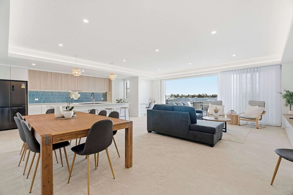 Kitchen and Lounge Open Plan Living