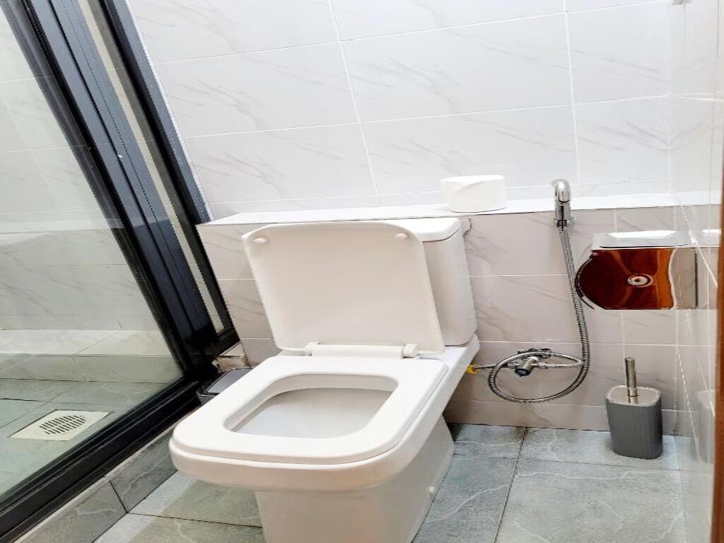 Tøfler, håndklær, såpe og sjampo