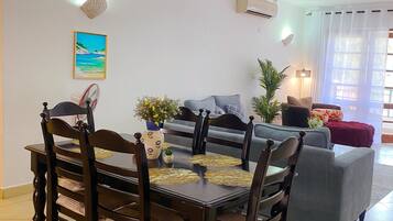 Spiseområde på rommet