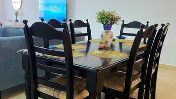 Opções para refeição no quarto