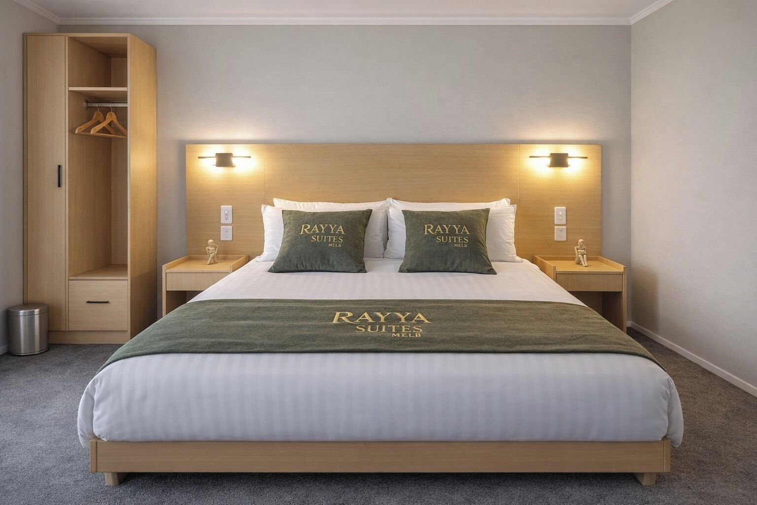 Desk, laptop workspace, free WiFi