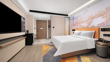 Kamar Double Comfort, pemandangan kota | Ruang kerja ramah laptop dan Wi-Fi gratis