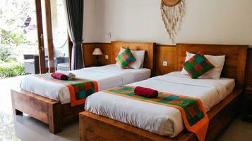 Superior-Zweibettzimmer, Balkon, Gartenblick