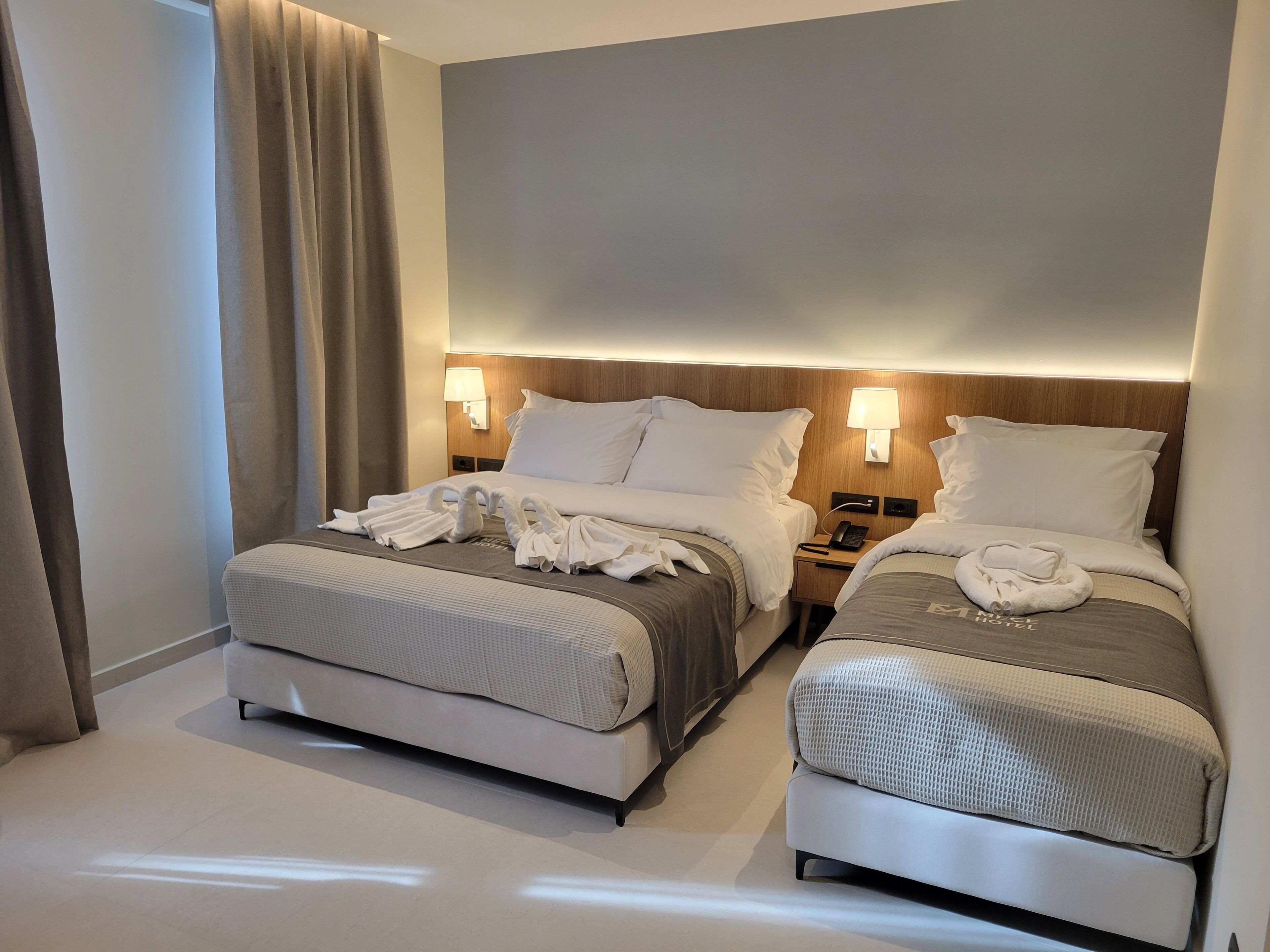 Minibar, in-room safe, desk, blackout curtains