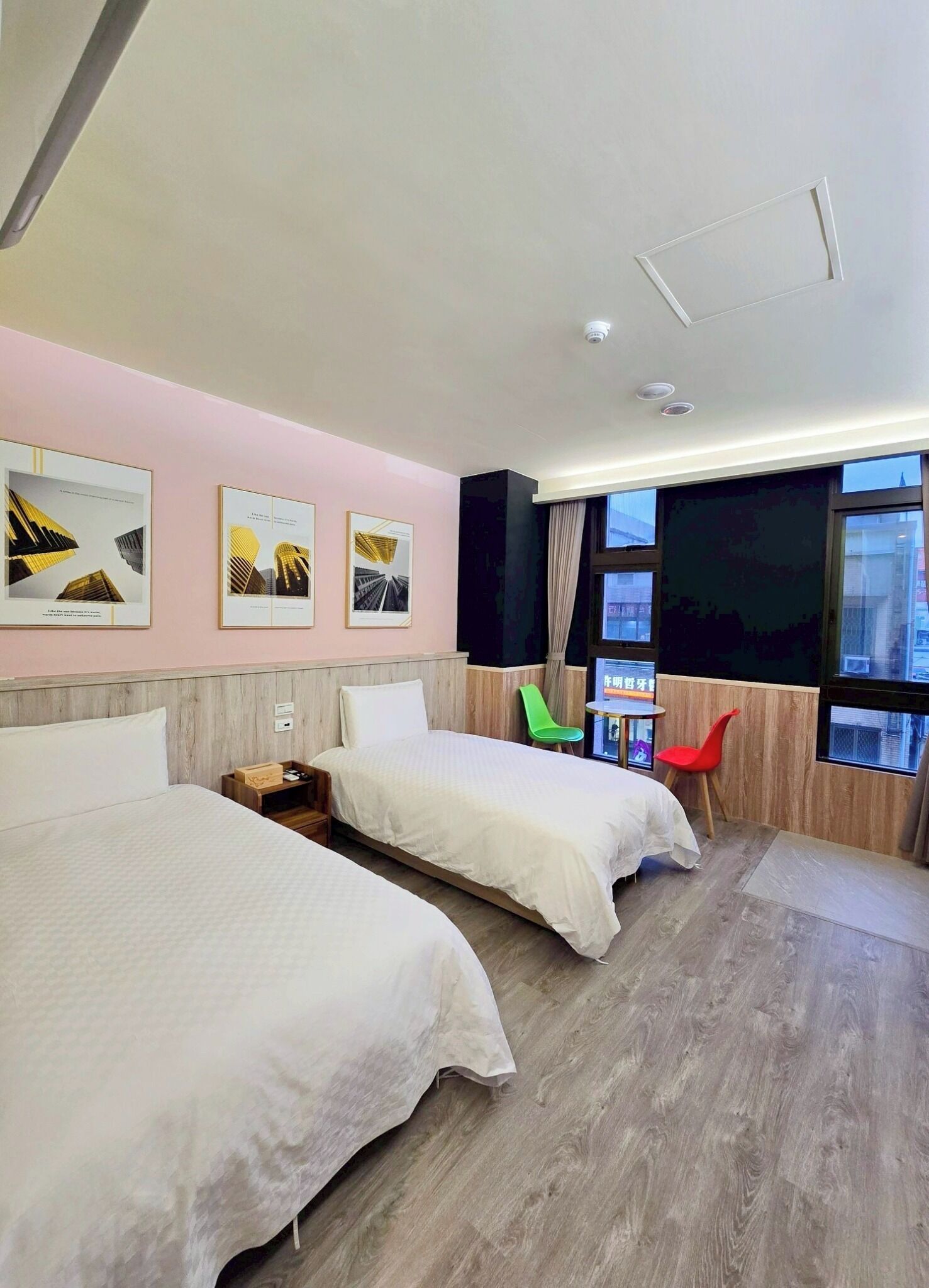 Chambre Standard avec lits jumeaux, vue ville