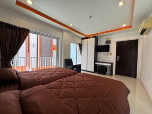 Apartment, 1 Bedroom, Smoking, Balcony - Stylish Pool-view Studio With Balcony - New Nordic VIP 3, Pratumnak (Pattaya)