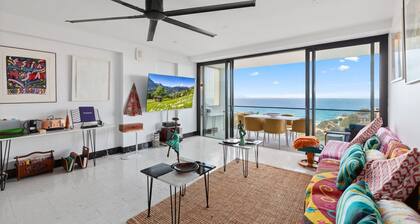 Helles Tamarama 2-Bett mit Balkon und Wasserblick