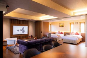 Deluxe Suite, Partial Ocean View | Interior - The Goat Awaji (Awaji)