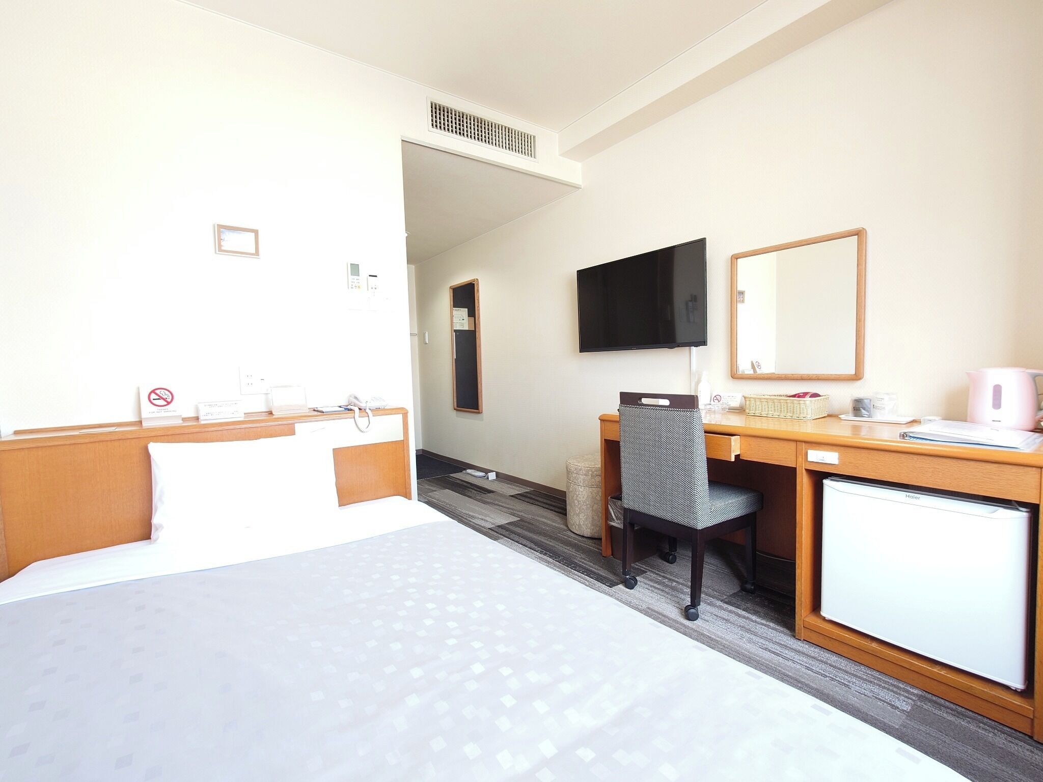 Desk, iron/ironing board