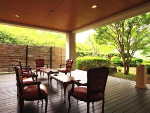 Terrace/patio - Soma Matsukawaura Onsen Hotel Hiten (Soma)