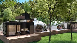 Terrace/patio - Nakatsugawa Glamping Morinosora (Nakatsugawa)